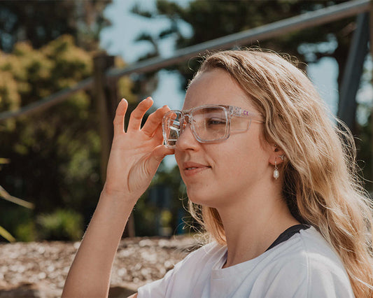 CX Modern Safety Glasses Clear