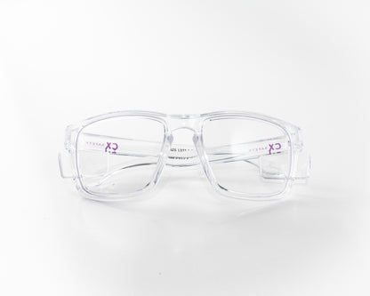 CX Modern Safety Glasses Clear