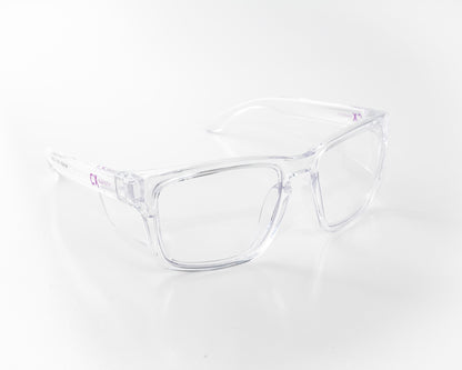 CX Modern Safety Glasses Clear