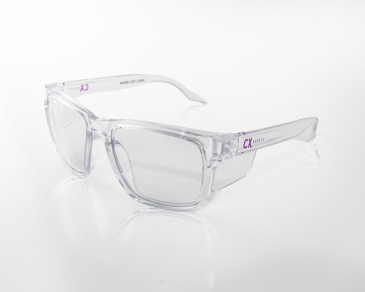 CX Modern Safety Glasses Clear