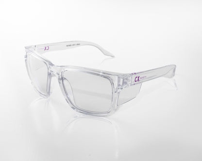 CX Modern Safety Glasses Clear