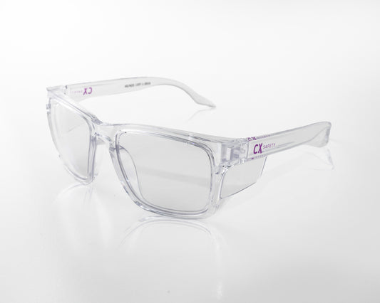 CX Modern Safety Glasses Clear